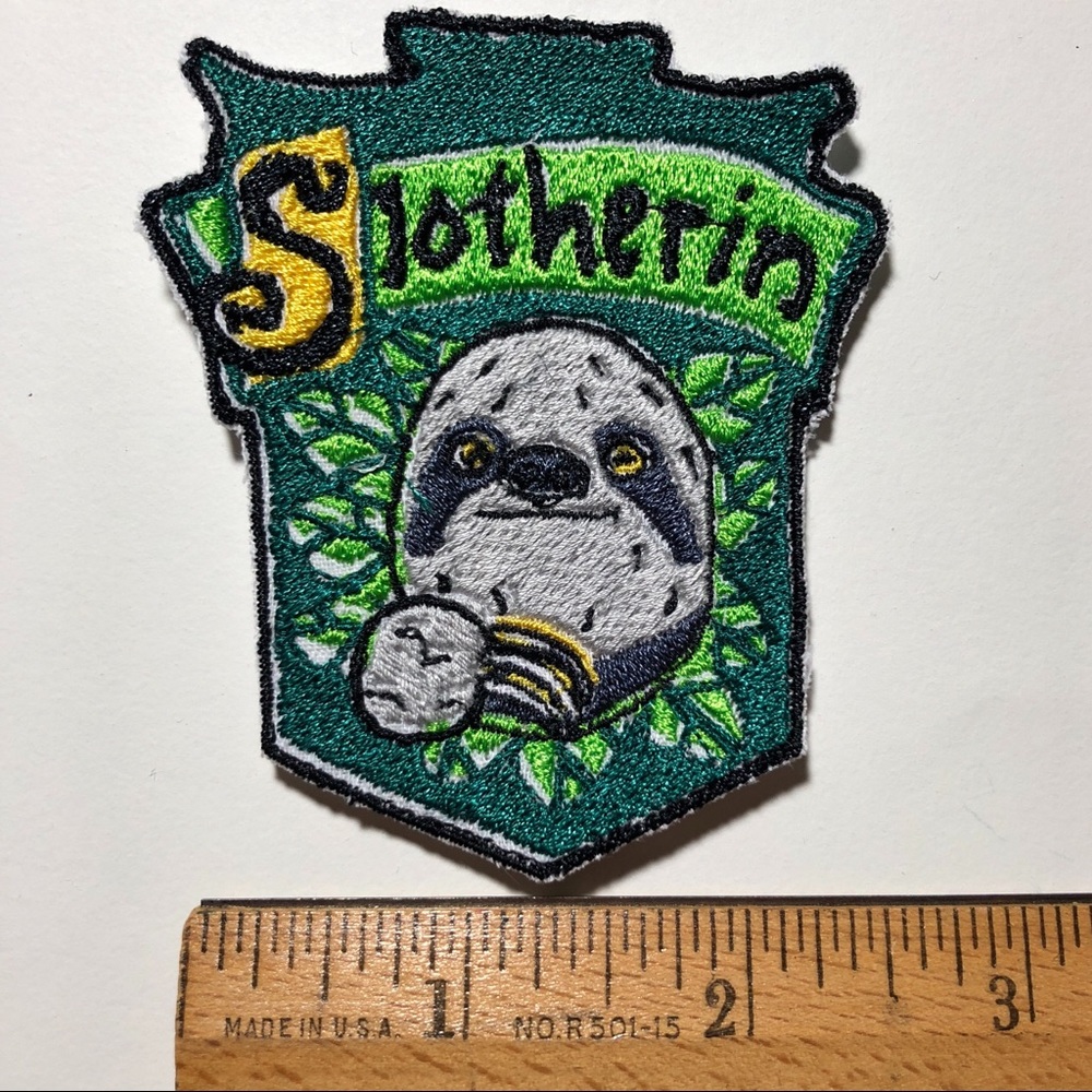 Slotherin Harry Potter Cute Embroidered Patch - Picture 4 of 5